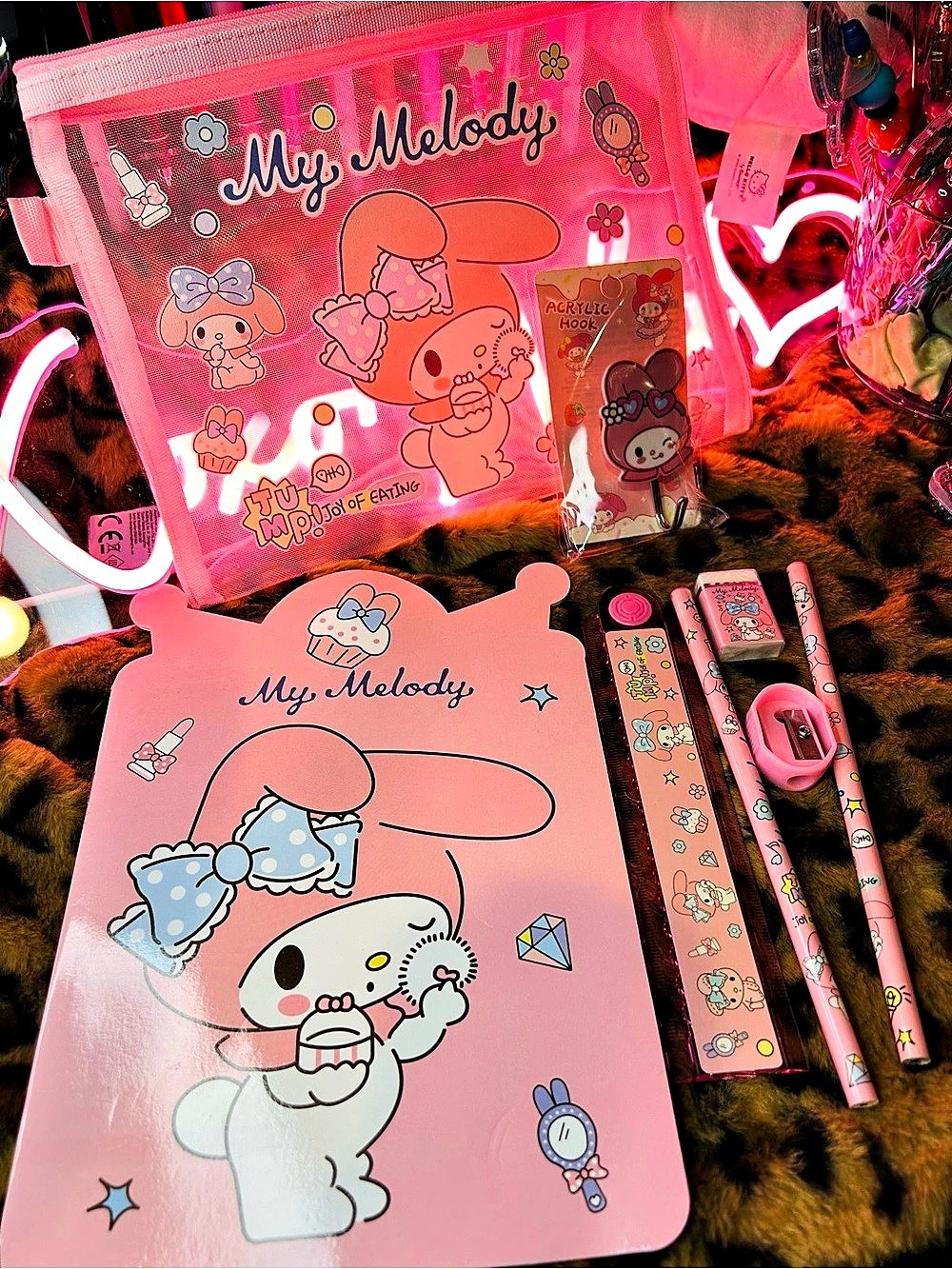 Sanrio My Melody Pink Character Bag Set